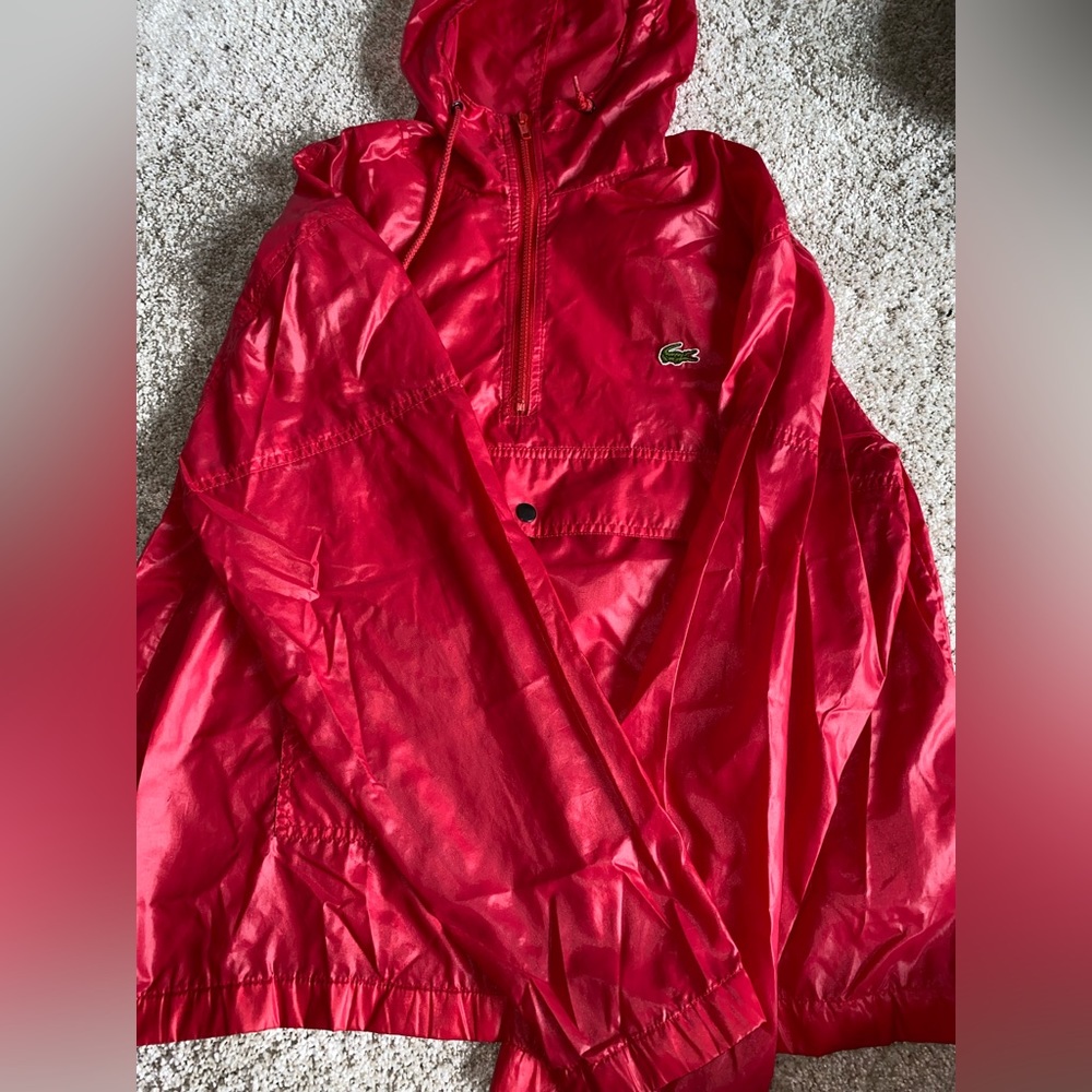 LaCrosse Red Rain Jacket / Wind Breaker